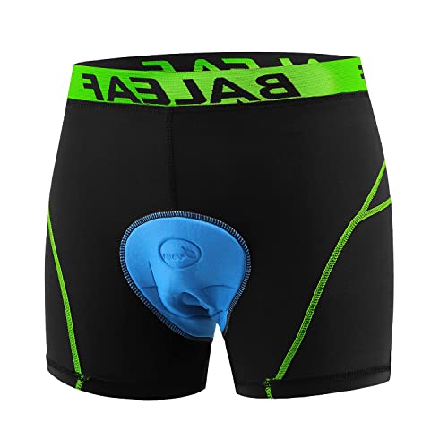 baleaf Men's 3D Padded Bike Shorts Cycling Underwear MTB Liner Road Biking Bicycle Clothes Green XL - Image 5