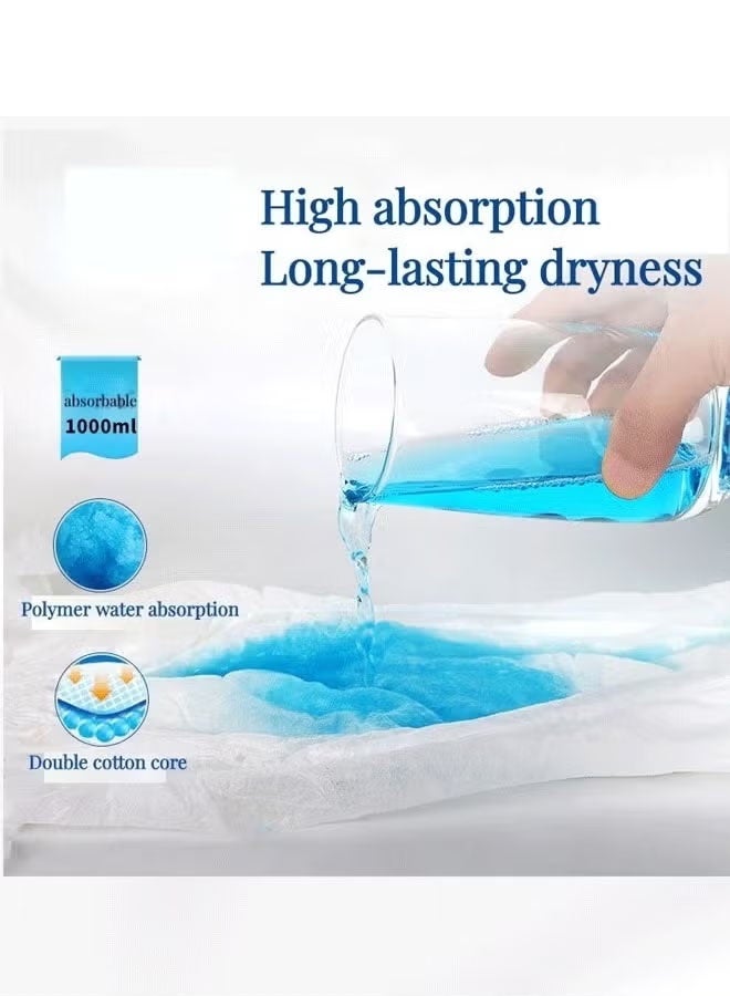 Vinnatsu Vinnatsu 10PCS Adult Diaper Tape High With Absorption Disposable Briefs Incontinence Briefs Unisex DiapersAdult Diaper(M)  - Image 4