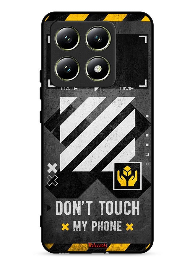 Tolwak Xiaomi 14T 5G Protective Case Cover Do Not Touch My Phone - Image 1