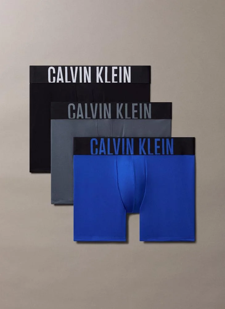 CALVIN KLEIN 3 Pack Boxer Briefs - Intense Power Micro