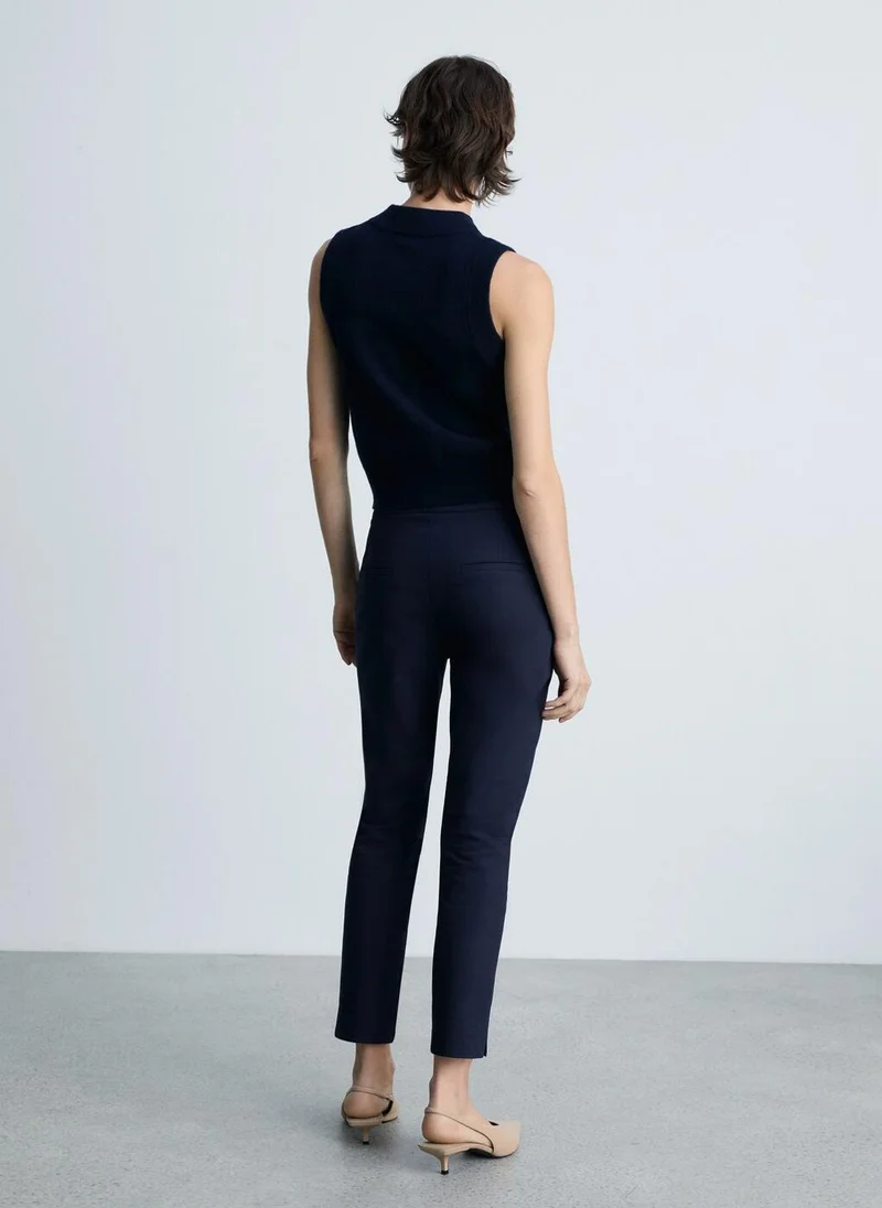 مانجو Crop skinny trousers