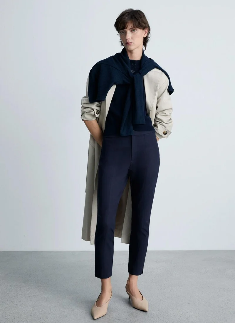مانجو Crop skinny trousers