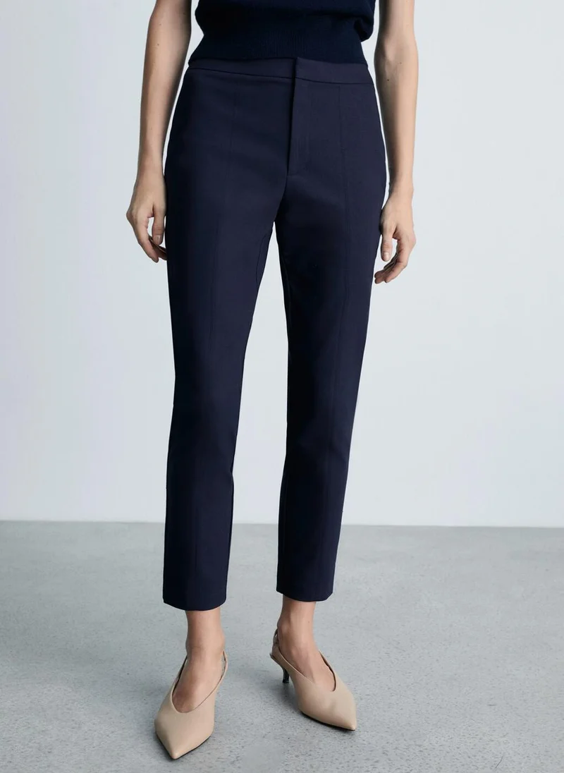 مانجو Crop skinny trousers