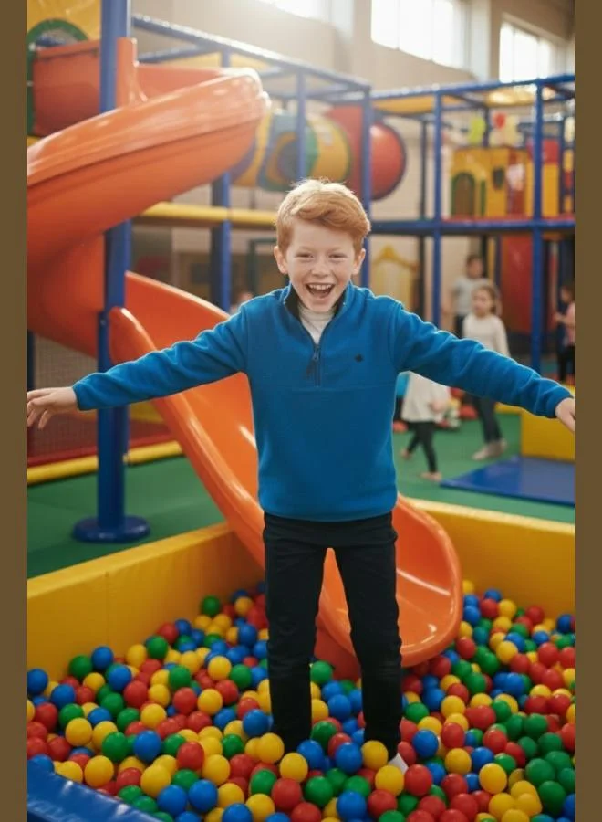 ليلا ليلا جاكيت شتوي صوف قطبي ناعم بسحاب وياقة واقفة للجنسين للأطفال