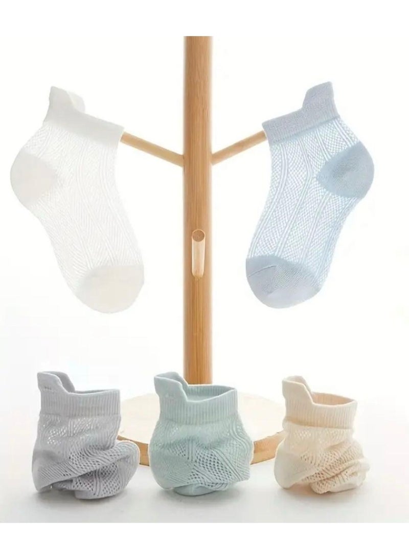 جوارب أطفال قطن 5 أزواج برسومات ممتعة للأولاد والبنات من 3 إلى 6 سنوات - Image 5