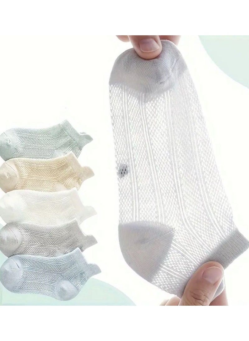 جوارب أطفال قطن 5 أزواج برسومات ممتعة للأولاد والبنات من 3 إلى 6 سنوات - Image 2