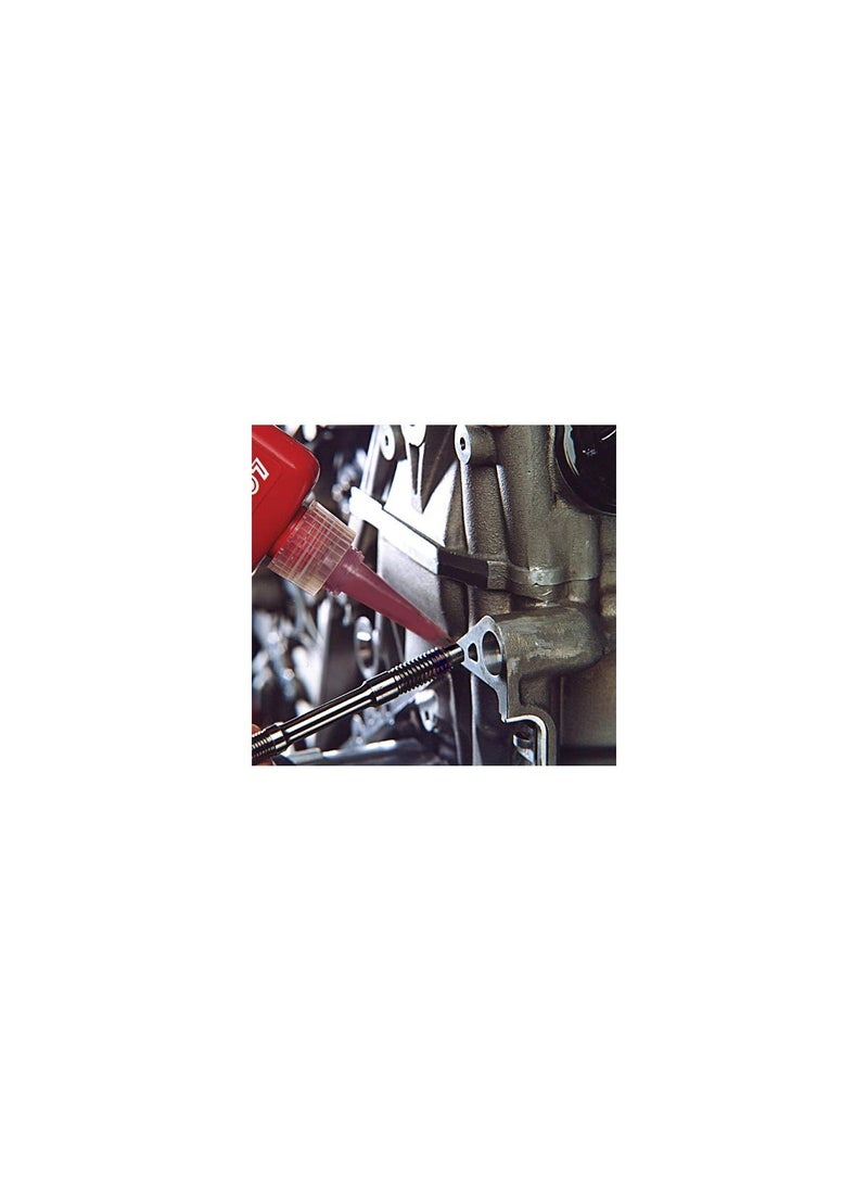 Loctite Loctite 272 Threadlocker for Automotive: High-Strength, High-Temperature, Anaerobic, Heavy-Duty Applications, Works on All Metals | Red, 36 ml Bottle (PN: 37480-492143)  - Image 5