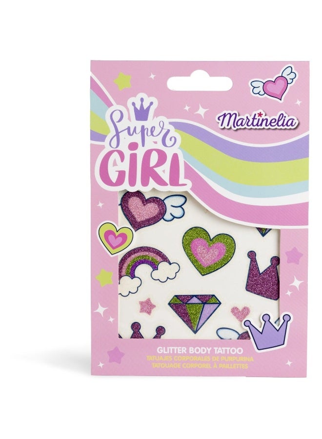Martinelia Super Girl Glitter Body Tattoos Pack - Image 2
