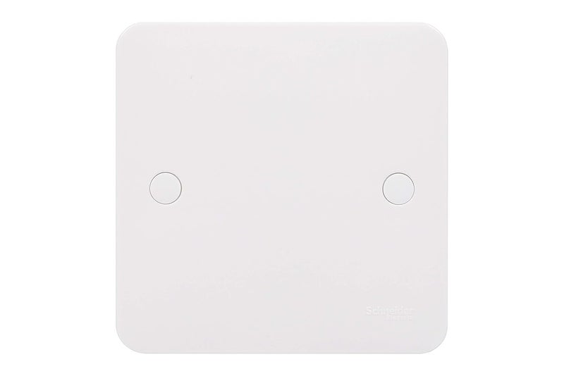 Schneider Electric Lisse 1 Gang Blank Plate - White - Image 1