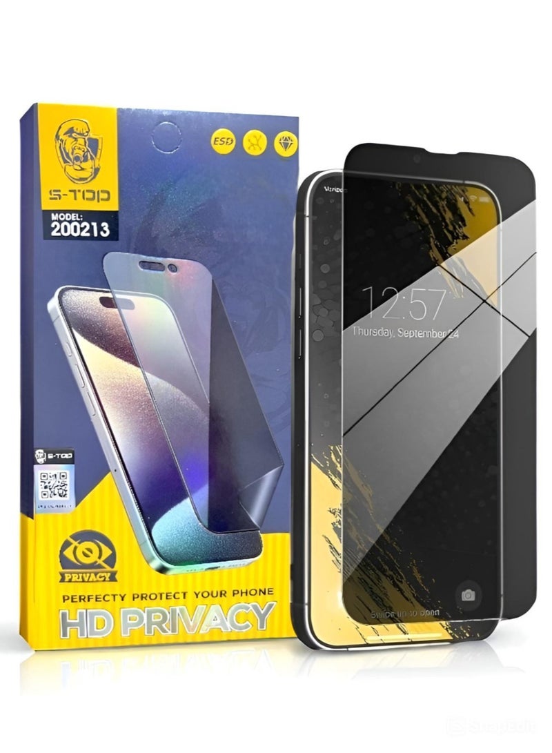 Privacy Screen Protector for iPhone 11, to Protect Privacy (For iPhone), Maximum Screen Protector from Scratches and Breakage - Image 1