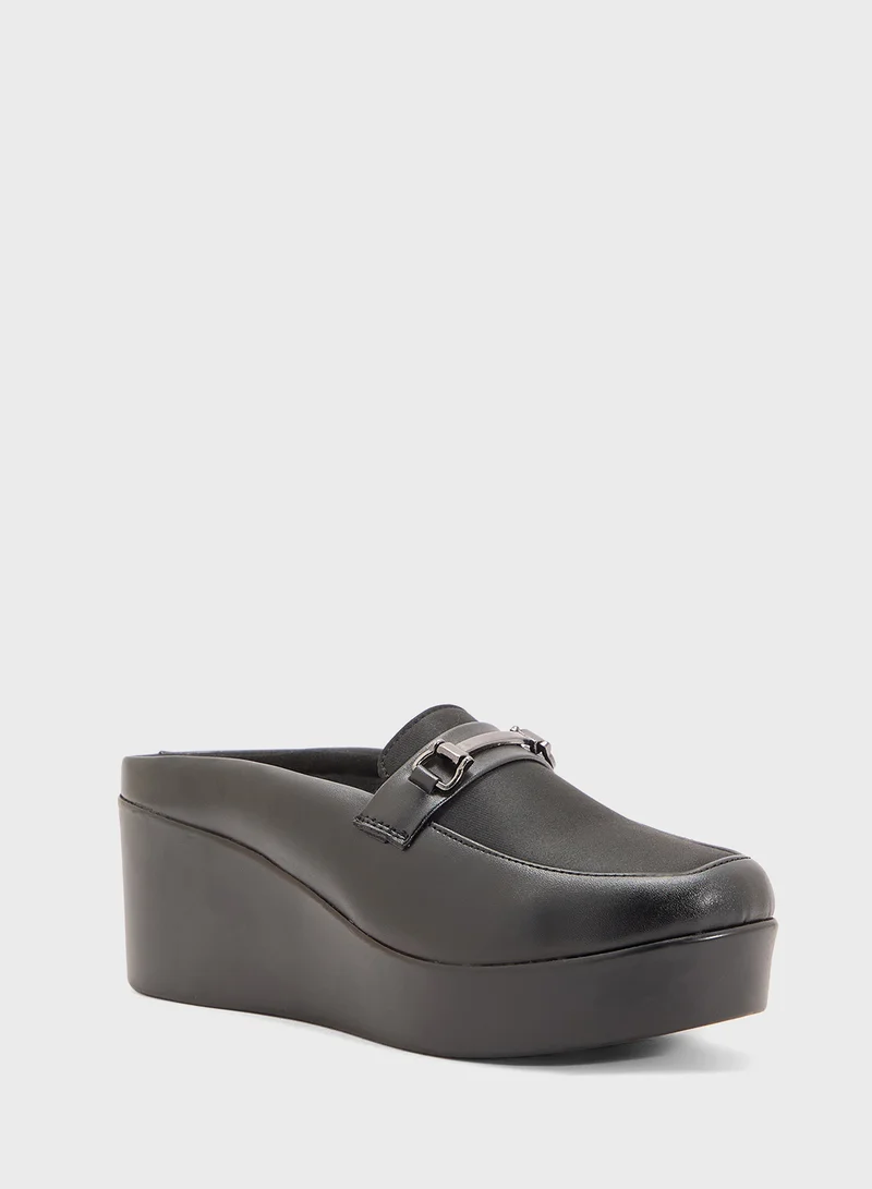 Pink Step Wedged Moccasin