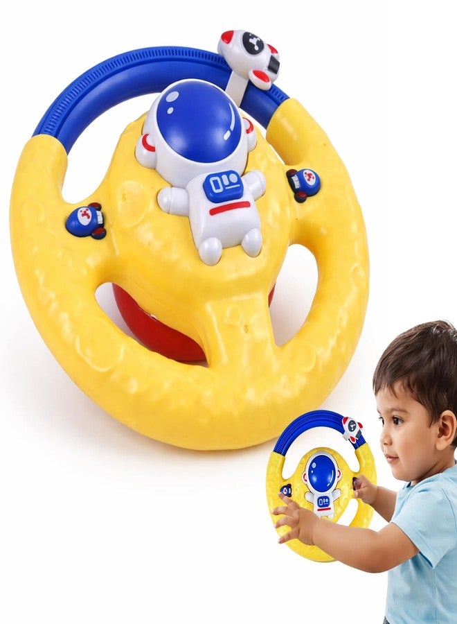 BeFunky Interactive Kids Steering Wheel Toy – Realistic Driving Simulator with Lights, Sounds & Music – Fun & Educational Car Playset for Toddlers & Children (Astronaut) - Image 1