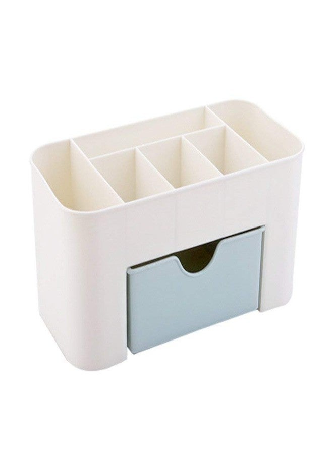MOSHTU Makeup Stand and Drawers Storage Box with Holder Superior Dust Proof Cosmetic Brush Pen Jewelry Organizer Saving Space Organizer - Image 1