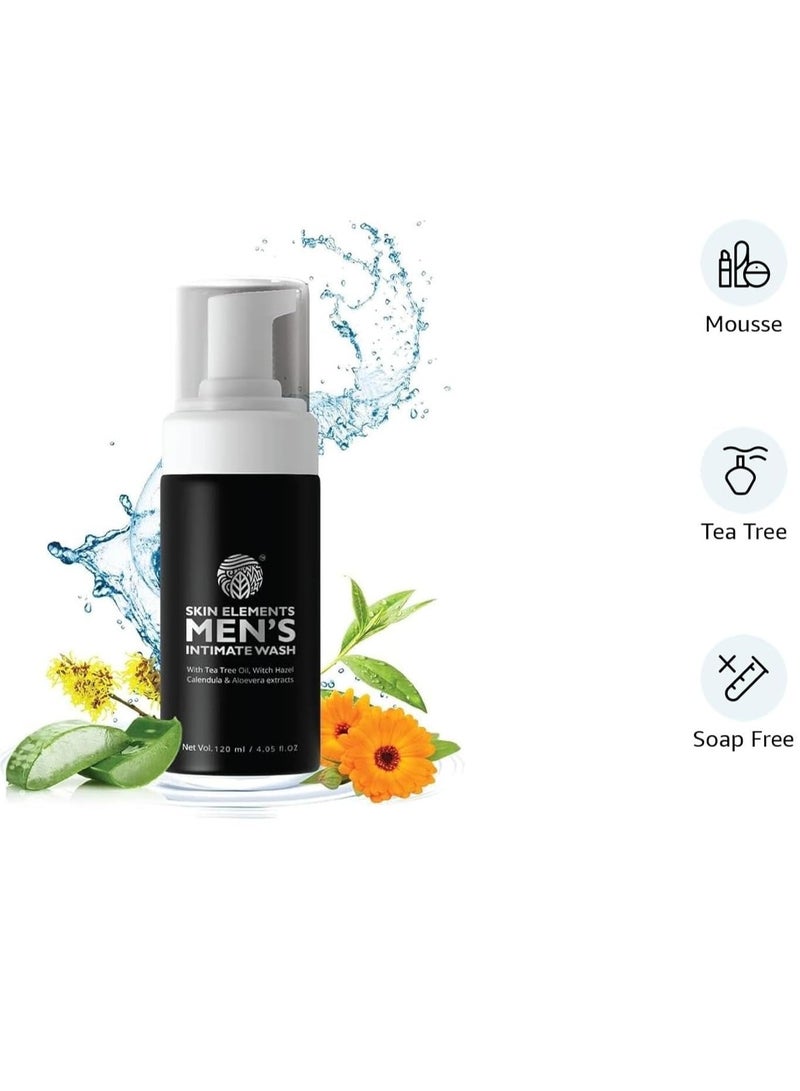 Skin Elements Skin Elements Intimate Wash for Men | 120 ml With Tea Tree Oil | Mens Intimate Wash - Image 4