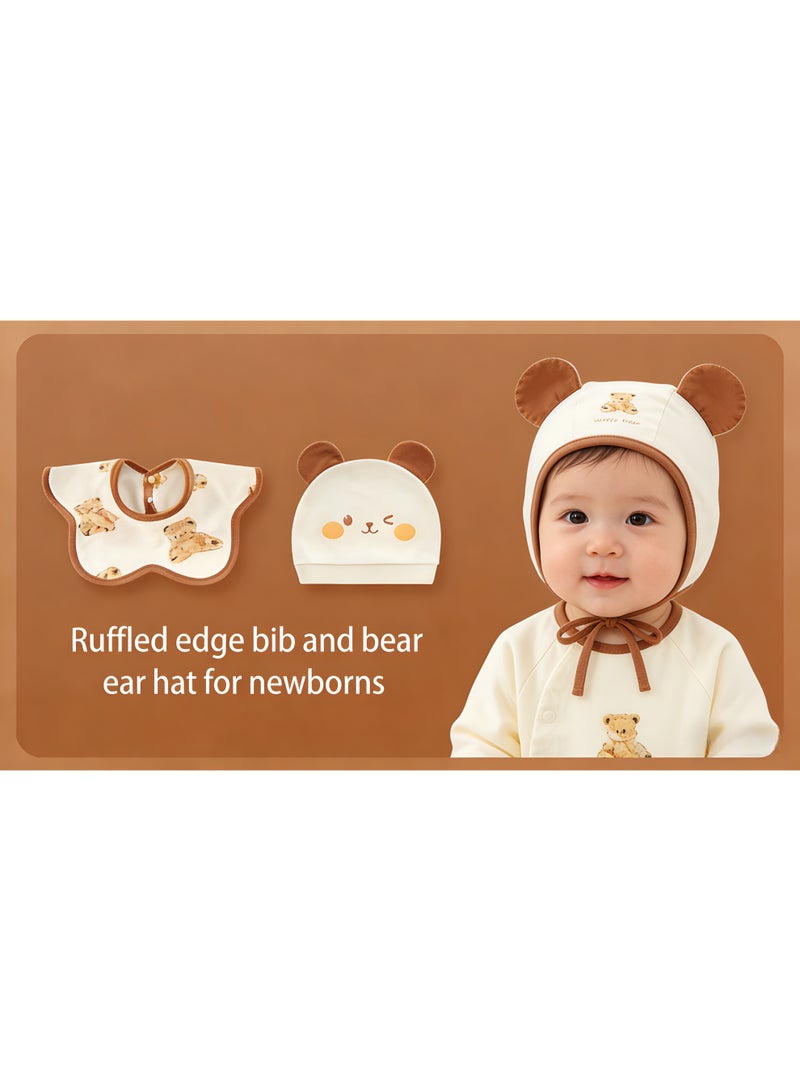 21PCS Newborn Baby Gift Set, Newborn Layette Gift Set for Boys and Girls, Babies Essential Clothes Accessories with Baby Blanket, for Spring Summer Autumn Winter Four Seasons - Image 2