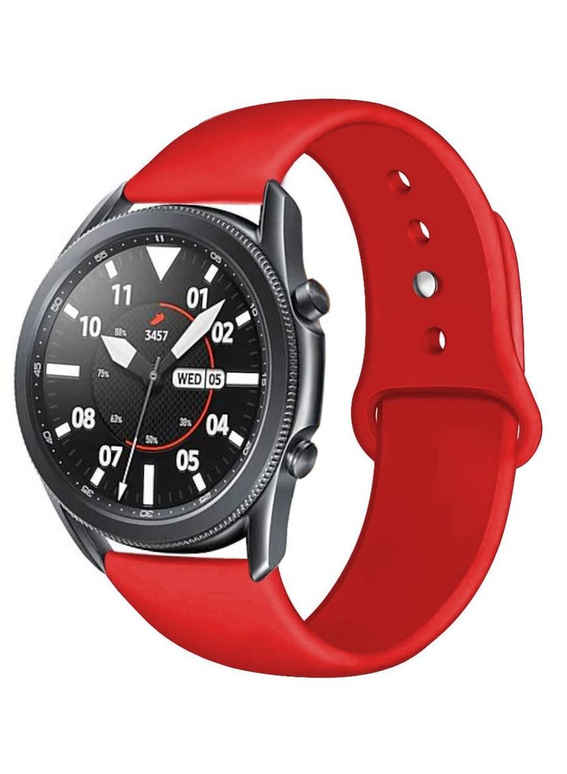 Soft Silicone Watch Band Compatible With Samsung Galaxy 3 Gear S3 Frontier/Amazfit Bip/Active Huawei GT 2/2E Bracelet  22-46mm