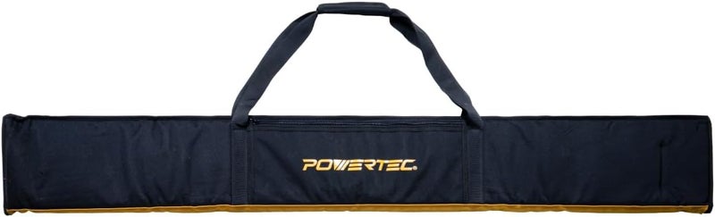 POWERTEC 71411 حقيبة دليل منشار المسار 59" لمكيتا وديولت، مع حشوة مزدوجة الجوانب لتأمين وضع القضبان - Image 1