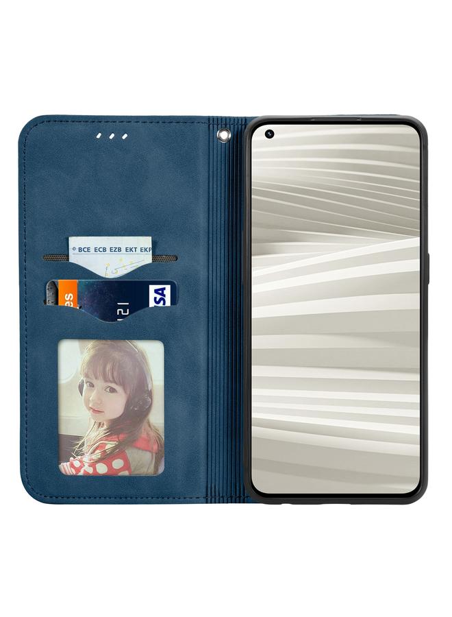 S-TOP Case For OPPO Realme GT2 Pro Retro Skin Feel Magnetic Leather Phone Case - Image 3