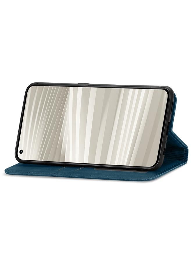 S-TOP Case For OPPO Realme GT2 Pro Retro Skin Feel Magnetic Leather Phone Case - Image 4