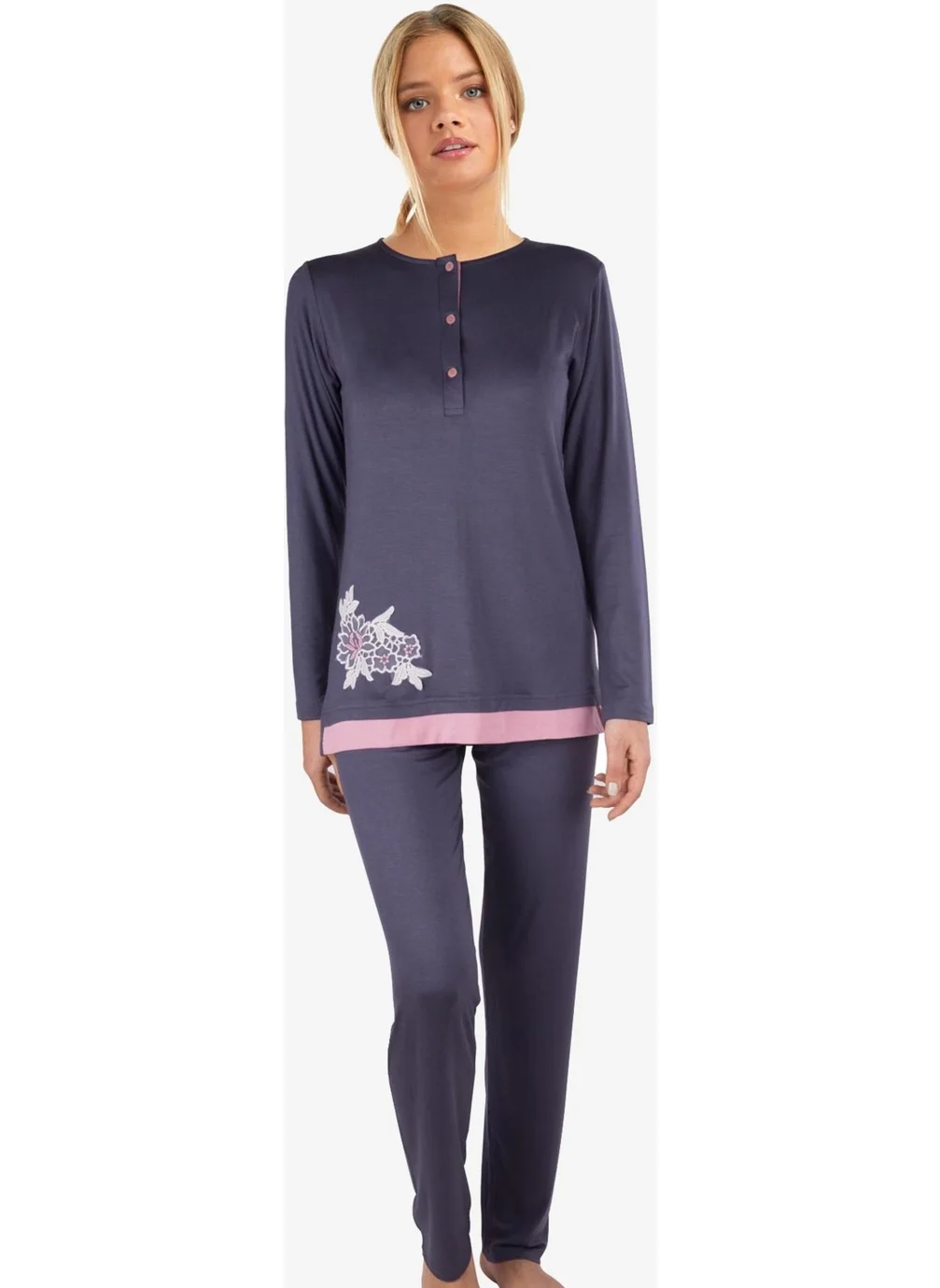 Ayyıldız 59523 Anthracite Pajama Set