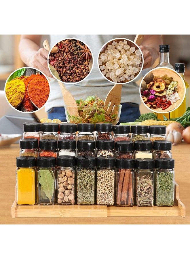 WHISKET WHISKET - 120 Ml Each Bottle | Masala jar Spice Container, Spice Jar with Black Sifter Two Sided Sifter Cap, Seasoning Organizer Jars.(20)  - Image 4