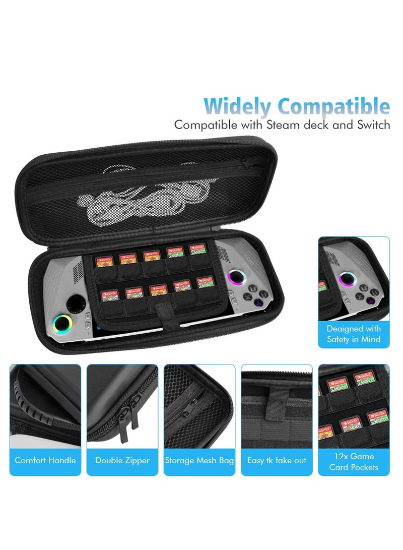 ASUS Rog Ally Carrying Case - Hard EVA Shell Shockproof & Waterproof Storage Bag - Image 3