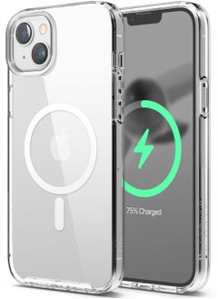 Elago Mag Hybrid for iPhone 14 Plus Case Cover Compatible with MagSafe - Transparent  - Image 1