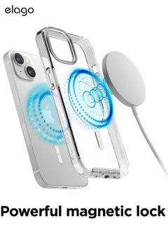Elago Mag Hybrid for iPhone 14 Plus Case Cover Compatible with MagSafe - Transparent  - Image 3