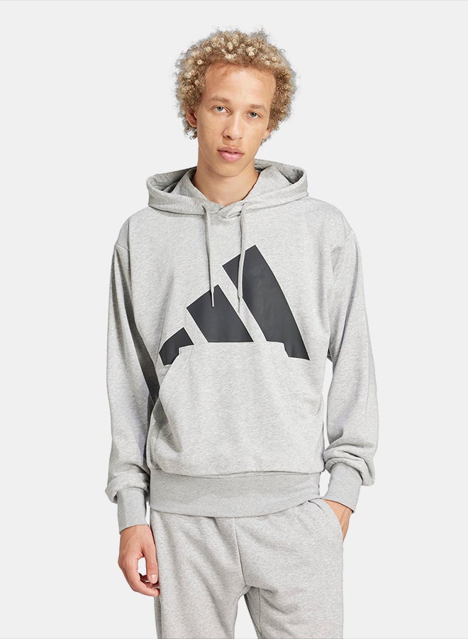 Adidas Essentials Big Logo French Terry Hoodie - Image 1
