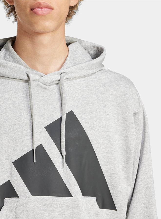 Adidas Essentials Big Logo French Terry Hoodie - Image 4