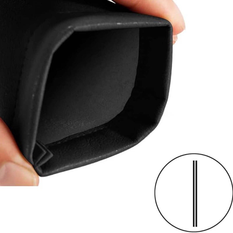 alladaga alladaga 3 Pack Leather Soft Sunglasses Case Squeeze Top Portable Eyeglasses Pouch Glasses Bag for Women Men  - Image 4