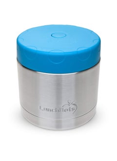 LunchBots 16oz Thermos Stainless Steel Wide Mouth - Insulated Thermos With Vented Lid - Keeps Food Hot or Cold for Hours - Leak-Proof Portable Thermal Food Jar is Ideal for Soup - 16 ounce - Aqua  - Image 1