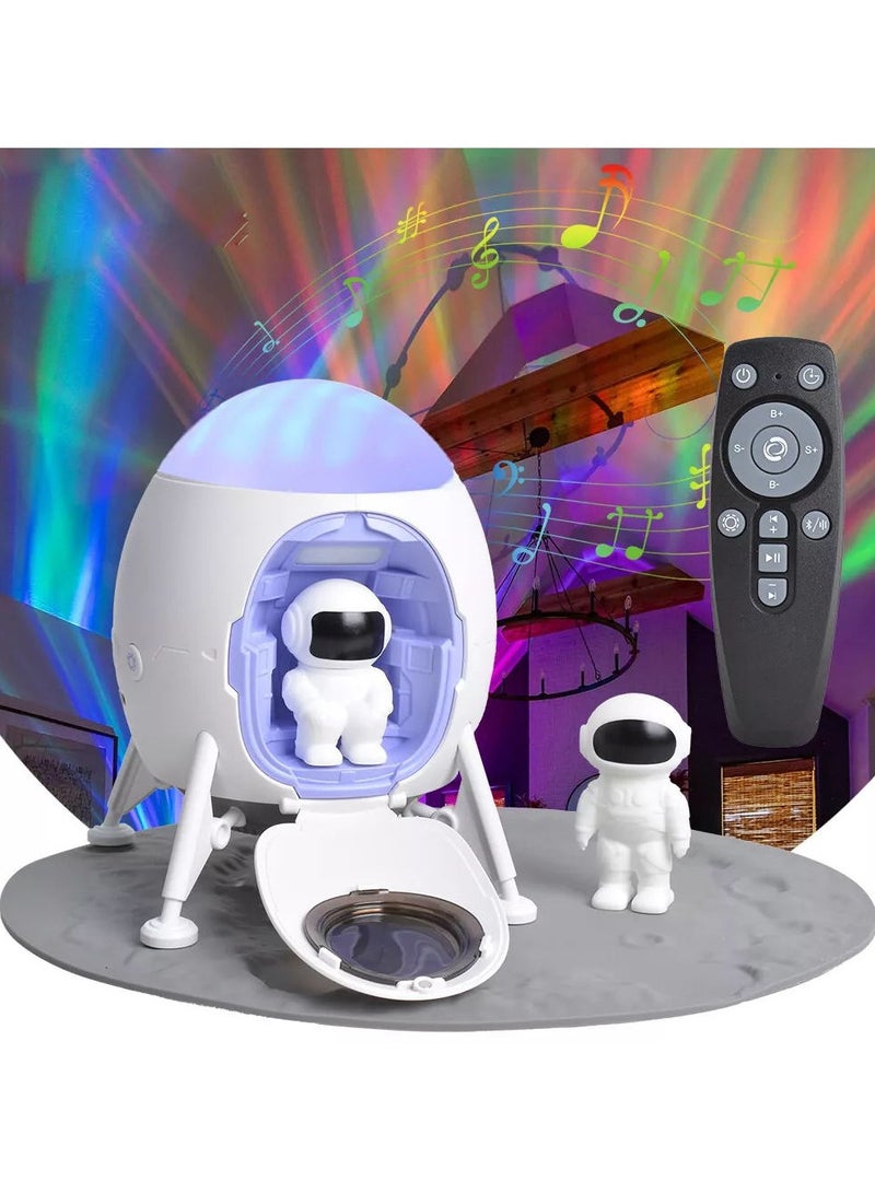 ARNOTEC Astronaut Lander Galaxy Projector, Spacecraft Ceiling Projector Light with Remote Control, 2 Astronaut Toys Decoration, Bedroom Space Projector, Room Decoration  - Image 2