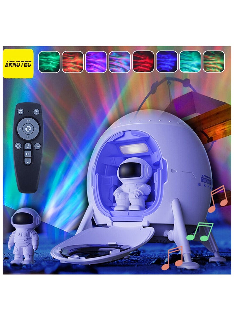 ARNOTEC Astronaut Lander Galaxy Projector, Spacecraft Ceiling Projector Light with Remote Control, 2 Astronaut Toys Decoration, Bedroom Space Projector, Room Decoration  - Image 3