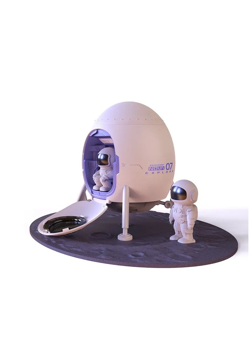 ARNOTEC Astronaut Lander Galaxy Projector, Spacecraft Ceiling Projector Light with Remote Control, 2 Astronaut Toys Decoration, Bedroom Space Projector, Room Decoration  - Image 4