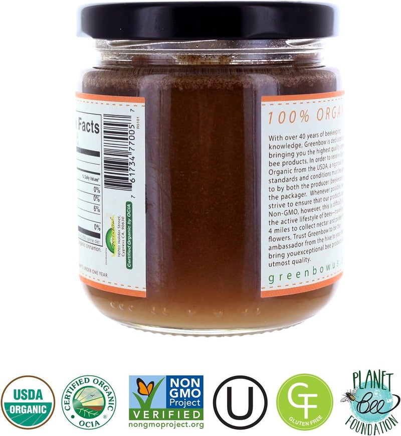 GREENBOW Organic Honey with Cinnamon - Image 3