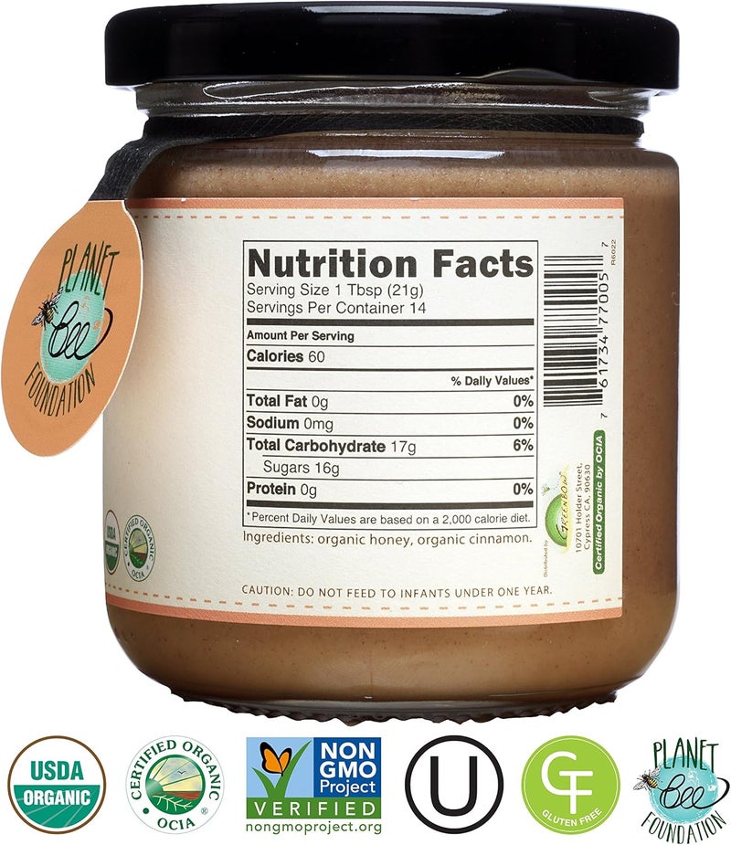 GREENBOW Organic Honey with Cinnamon - Image 2