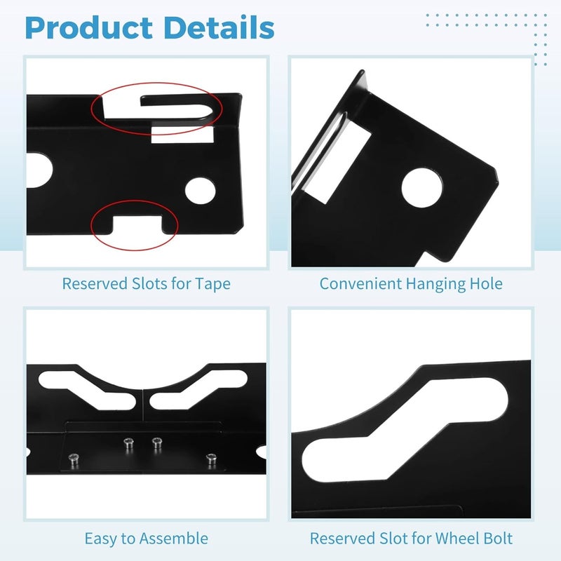 2 Pcs Alignment Tools with Measuring Tapes, Symmetrical Wheel Adjusters for Camber Toe Alignment, Ideal for Tire Calibration - Image 4