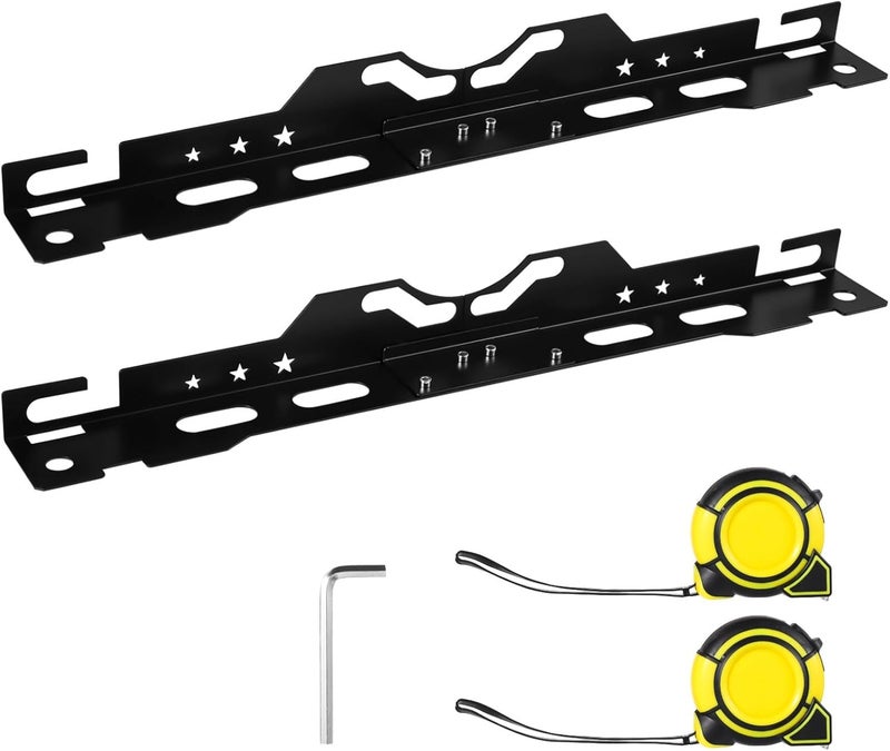2 Pcs Alignment Tools with Measuring Tapes, Symmetrical Wheel Adjusters for Camber Toe Alignment, Ideal for Tire Calibration - Image 3
