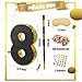 PCFING 20 Inch Number 8 Piata Gold Black with 30 Inch Piata Stick Blindfold Confetti for Man Women Boys Girls Birthday Party Decorations Anniversary Celebration Fiesta - Image 4
