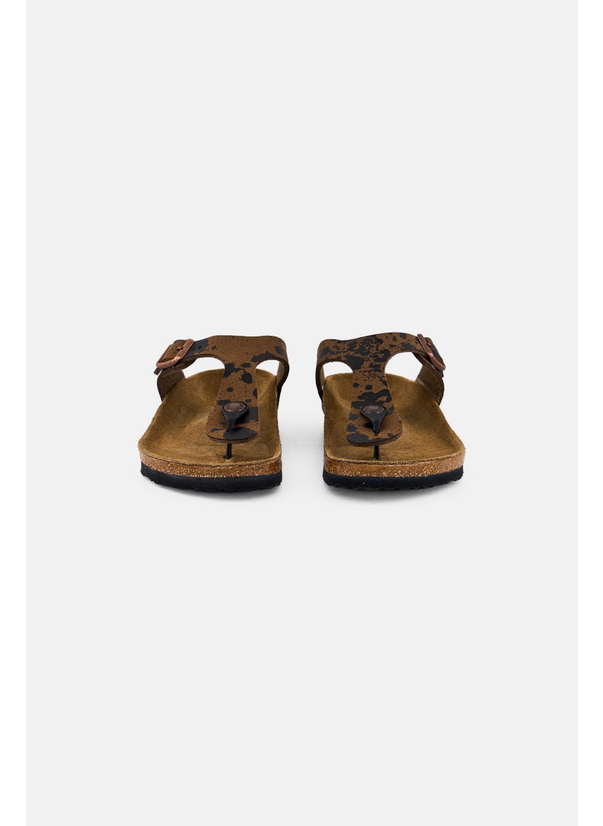BIRKENSTOCK Kids Girl Slip On Cork Sandals, Brown  - Image 2