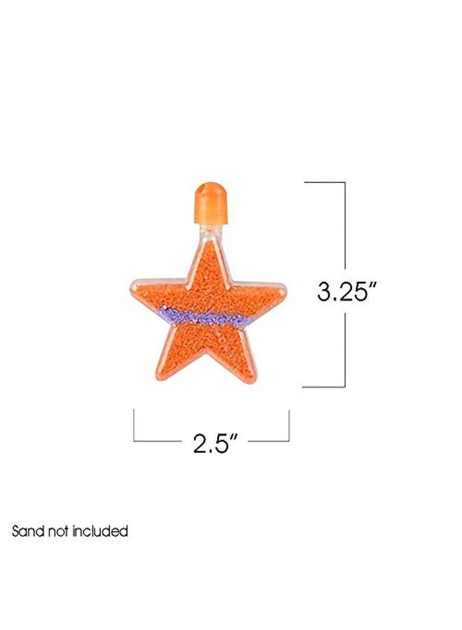 ArtCreativity Star Sand Art Bottle Necklaces Pack Of 12 Sand Art Craft Kit With Star Sd Bottles Craft Party Supplies And Party Favors For Kids Sand Sold Separately - Image 3