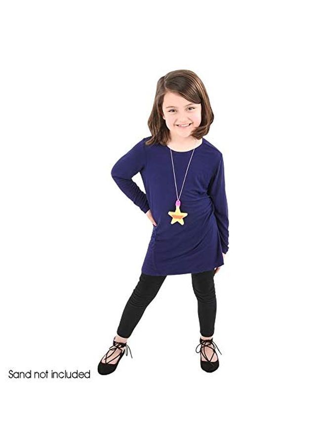 ArtCreativity Star Sand Art Bottle Necklaces Pack Of 12 Sand Art Craft Kit With Star Sd Bottles Craft Party Supplies And Party Favors For Kids Sand Sold Separately - Image 4