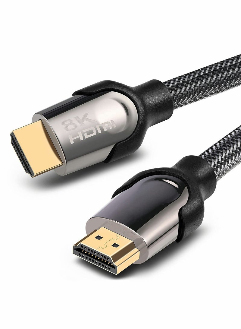 8K HDMI 2.1 Cable, 48Gbps High-Speed Ultra HD Lead, Supports 8K@60Hz and 4K@120Hz for Ultimate Gaming and Home Theater Experience. - Image 1