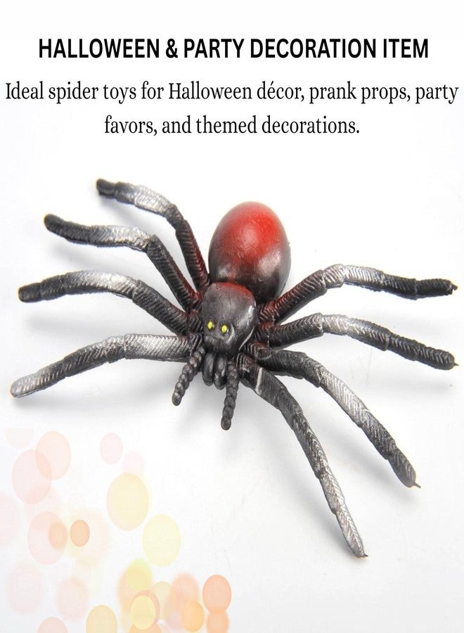 Mallexo Big Size 3PCs Insect Spider Toys for Kids 3+ | Realistic Tarantulas Animals Action Figure Playset Prank Toy for Boys and Girls Bugs Reptile Toys or Children Decoration & Halloween Party Item - Image 2