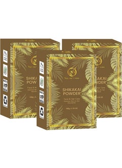 Nuerma Science Shikakai Powder Natural Organic For Deep Cleansing Hair/Scalp & Provide Soft Shiny Stronger & Thicker Hair(100 Gm Each Pack Of 3) 300 Gm  - Image 2