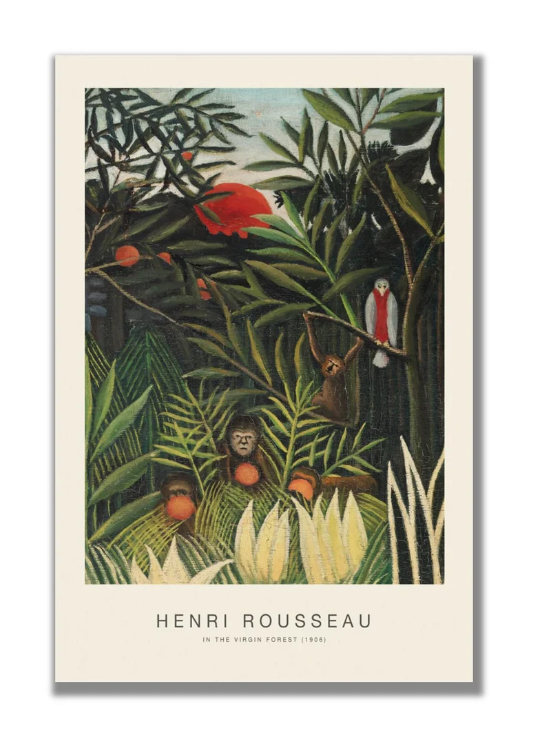 Drawdeck In The Virgin Forest (SE) - Henri Rousseau