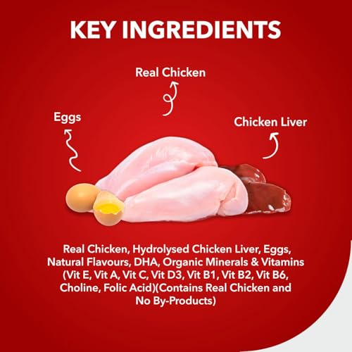 Drools Absolute Pill Sausages 28 Pieces | Chicken Flavour | Supports Brain & Vision Development | Promotes Muscle Growth | Makes Tablet Feeding Easy - Image 5