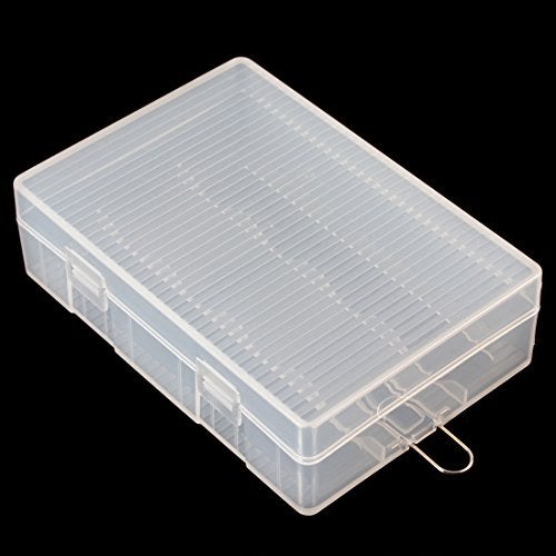 OriGlam Hard Plastic Battery Organizer Batteries Holder, Storage Case Box Case Holder for 4 x 26650 Batteries - Image 1