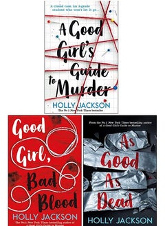 A Good Girl's Guide to Murder Series 3 Books Collection Set By Holly Jackson ( A Good Girl's Guide to Murder, Good Girl Bad Blood, As Good As Dead)
